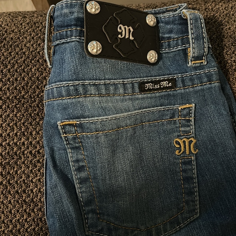 Miss Me Dark Blue Denim Jeans